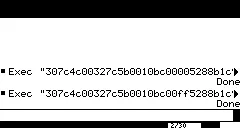 "Screenshot of setting all pixels to 1."